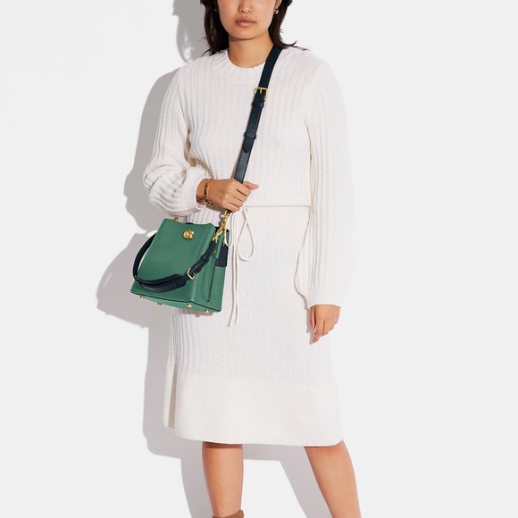 💰SOLD - C3766 - Coach Willow Bucket Bag in Colorblock - Picture 11 of 12